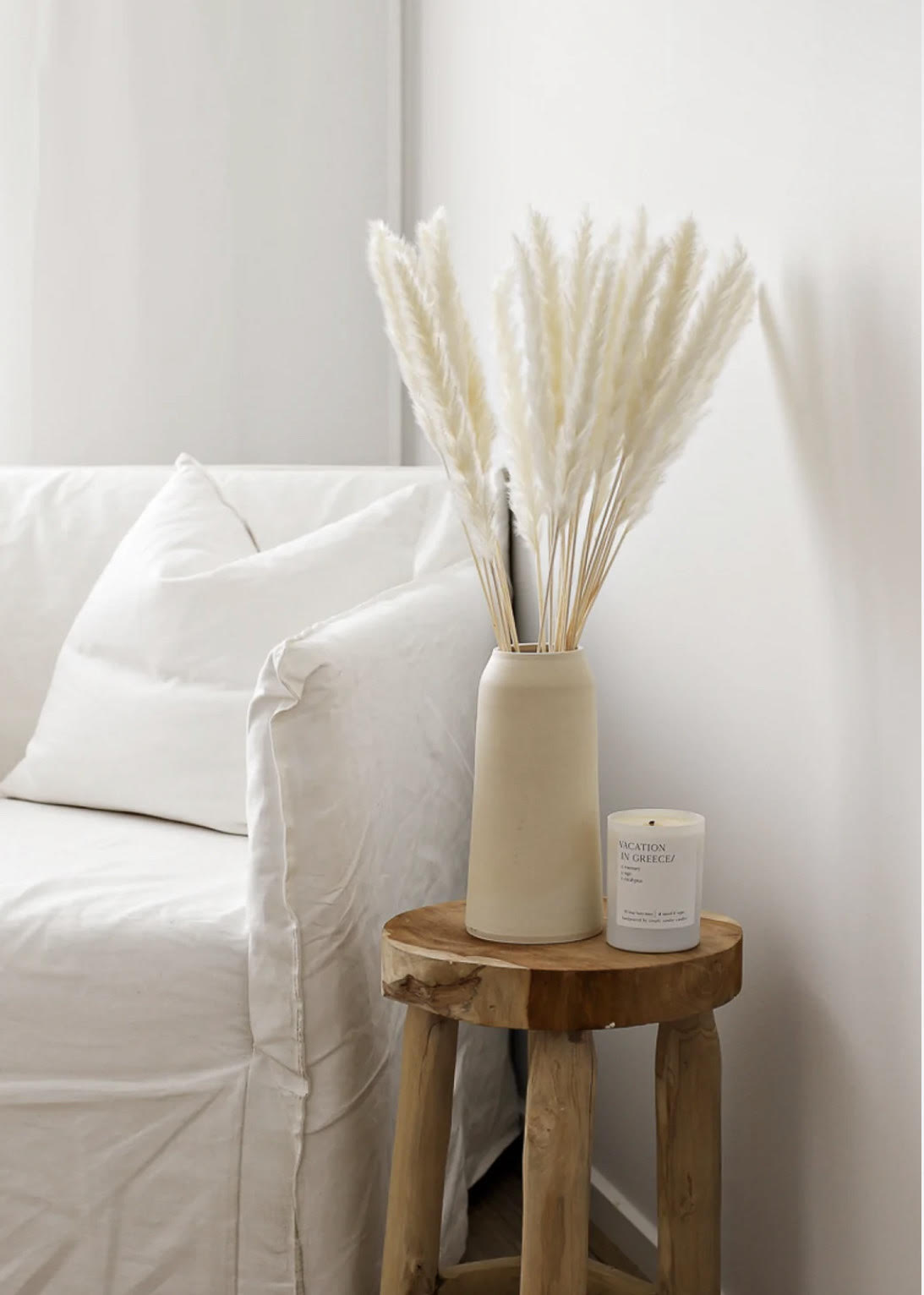 Small Pampas Grass - White (15 stems)